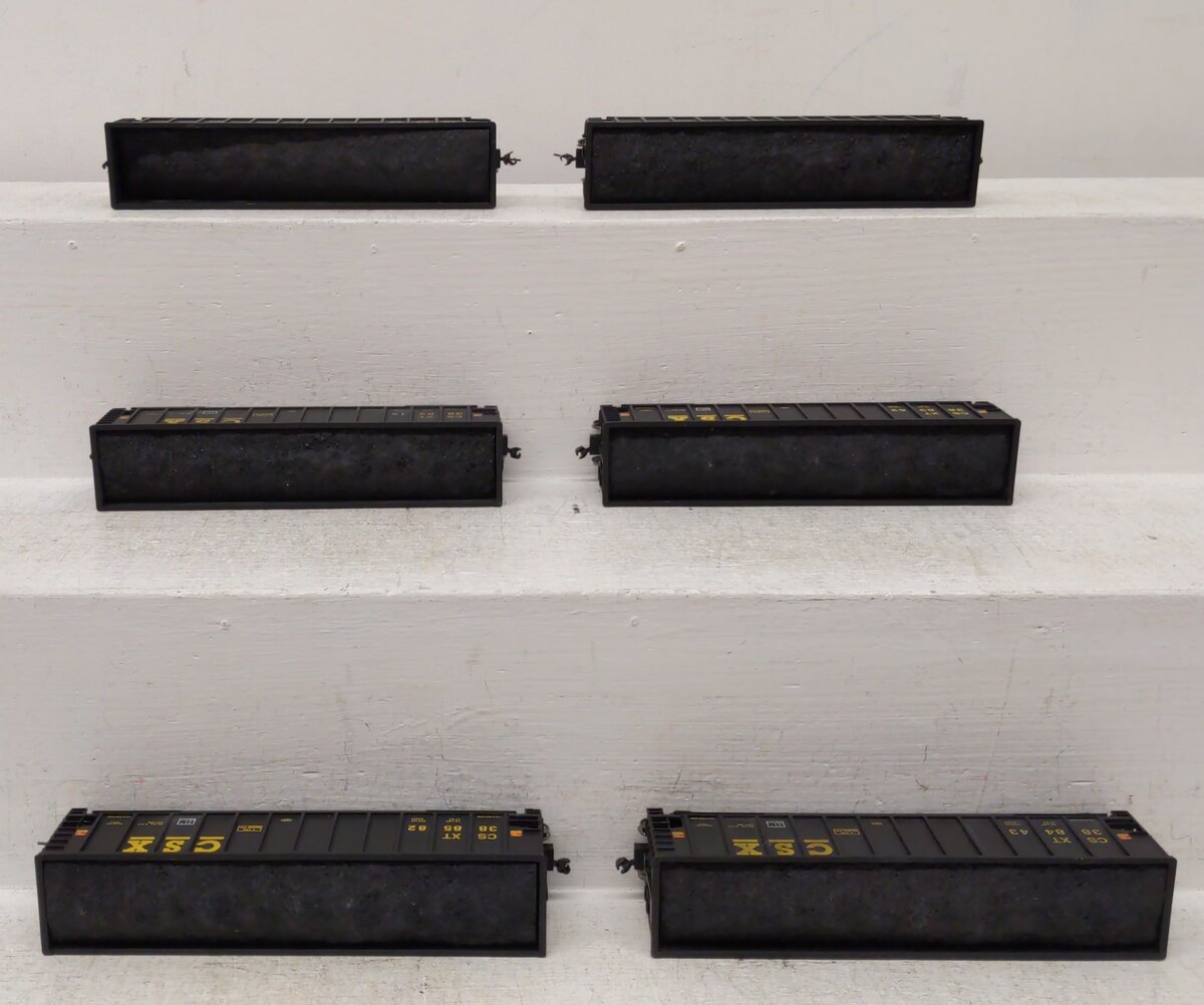 Walthers 932-5302 HO Scale CSXT Bethgon Gondola Cars (6-Pack) EX/Box