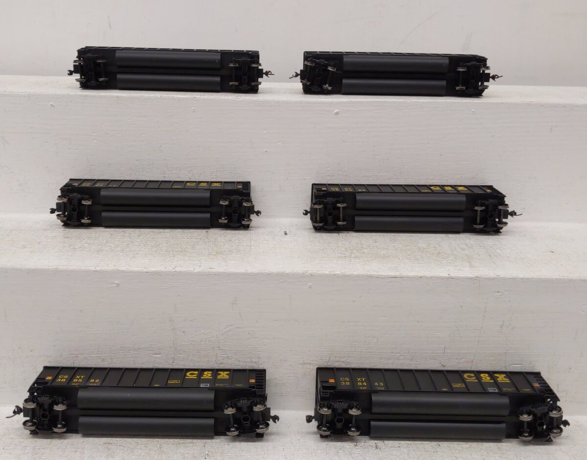 Walthers 932-5302 HO Scale CSXT Bethgon Gondola Cars (6-Pack) EX/Box