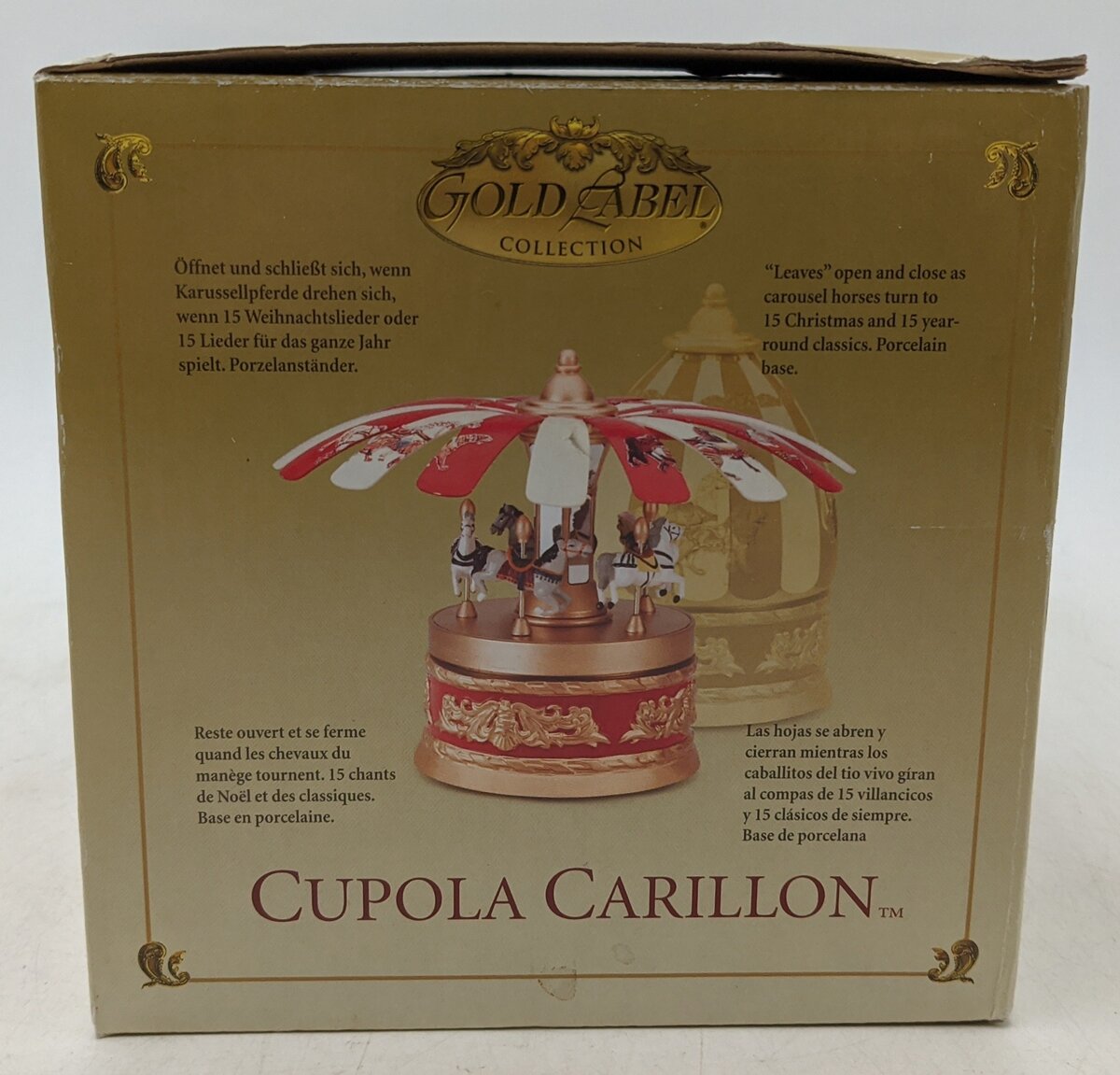 Gold Label 79191 Porcelain Cupola Carillon NIB