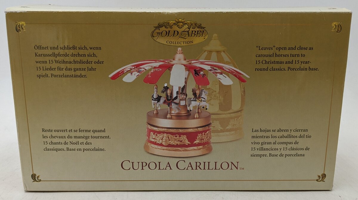 Gold Label 79191 Porcelain Cupola Carillon NIB