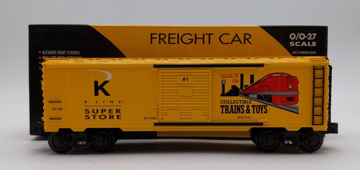K-Line O Gauge k-91201 K-Line Super Store CTT Classic Boxcar #91100 LN/Box