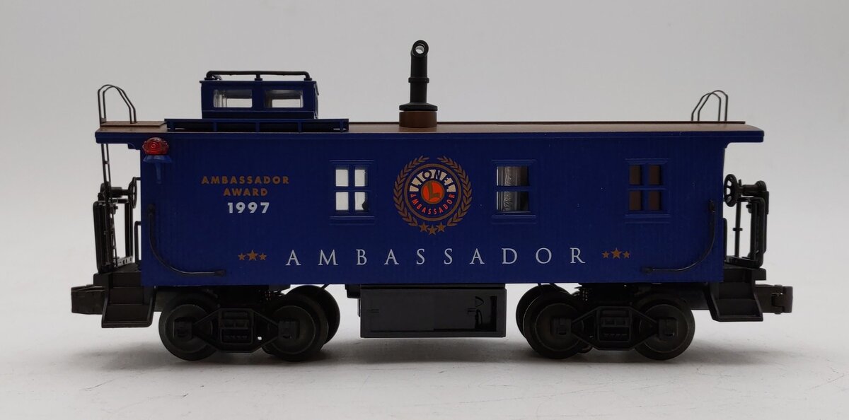 Lionel O Gauge 6907 Woodside Caboose Ambassador Award 1997 LN/Box