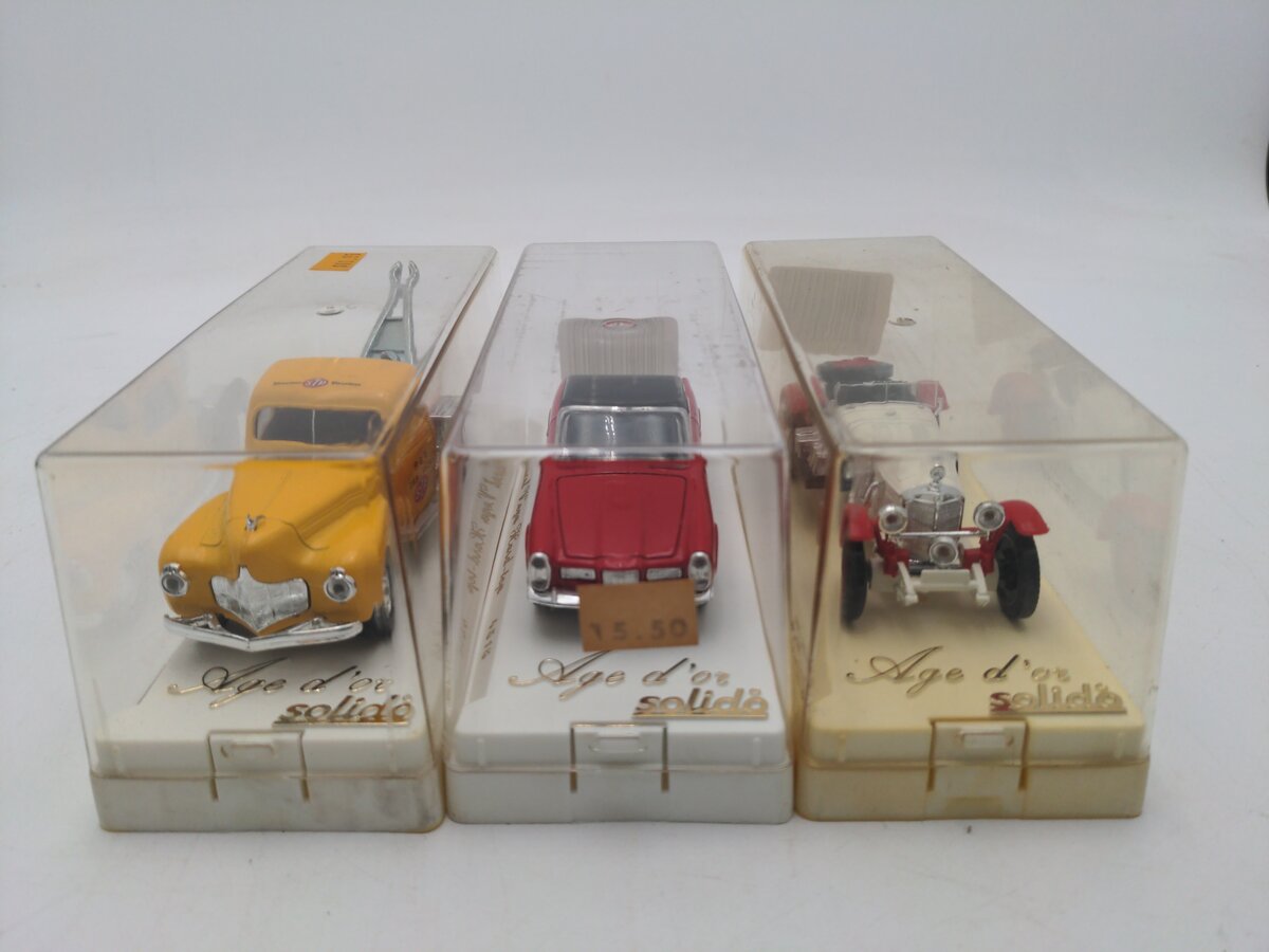 Solido 1:43 Scale Assorted Diecast Vehicles [3] EX