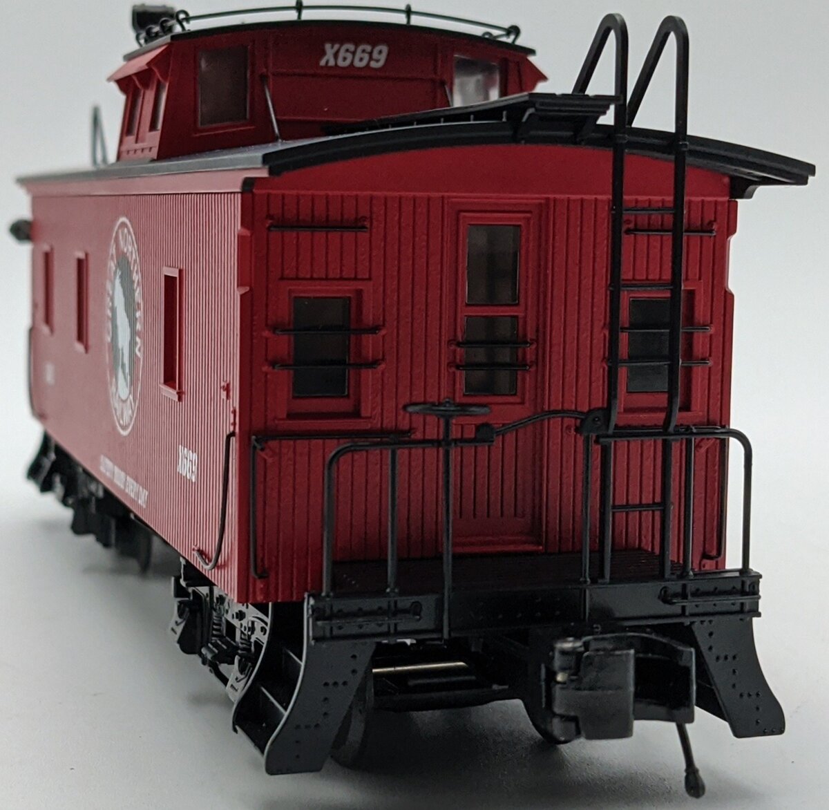 MTH 20-3387F O Gauge Great Northern CA-1 Woodsided Caboose #X669 NIB