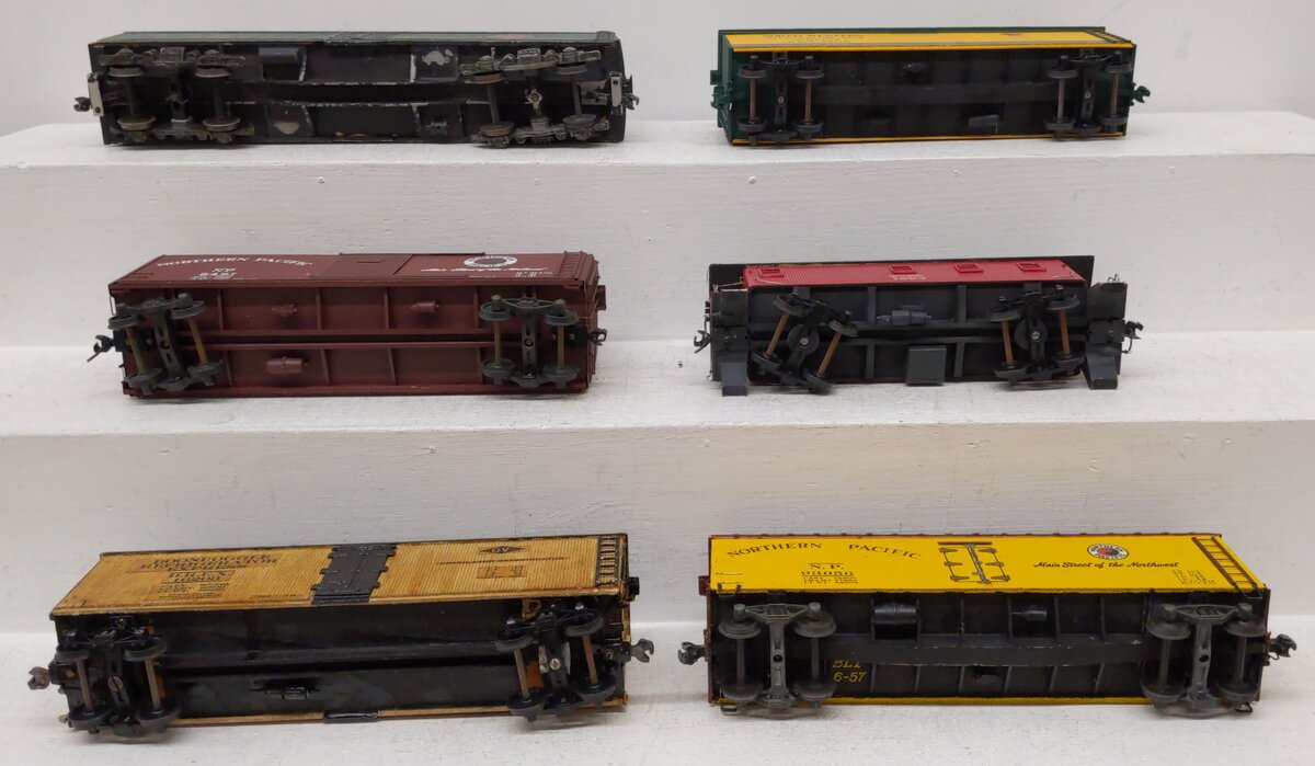 O (2-Rail) Assorted CUSTOM Freight Cars #6435,9497,16247,93056,1004,4206 [6]