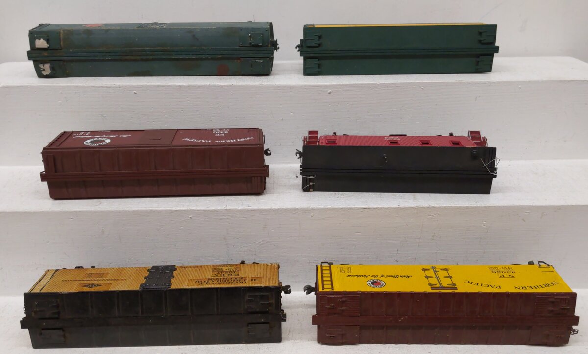 O (2-Rail) Assorted CUSTOM Freight Cars #6435,9497,16247,93056,1004,4206 [6]