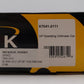 K-Line K7041-2111 O Gauge Union Pacific Operating Voltmeter Car #31747 LN/Box