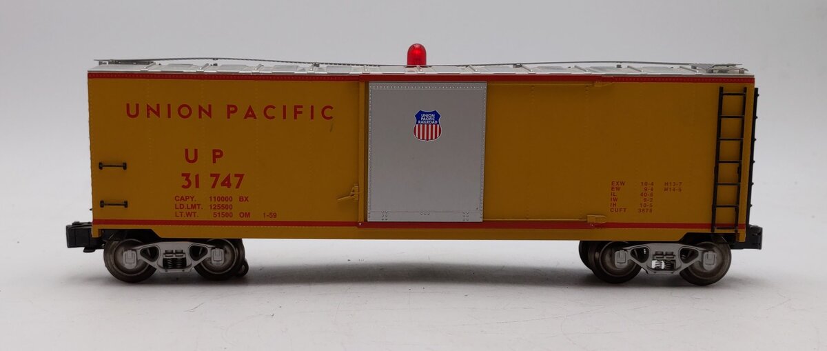K-Line K7041-2111 O Gauge Union Pacific Operating Voltmeter Car #31747 LN/Box