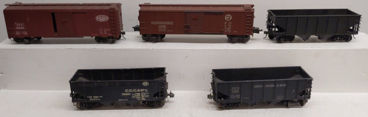 O Scale (2-Rail) Assorted Custom Freight Cars #6304,79367,22000,100800 [5]