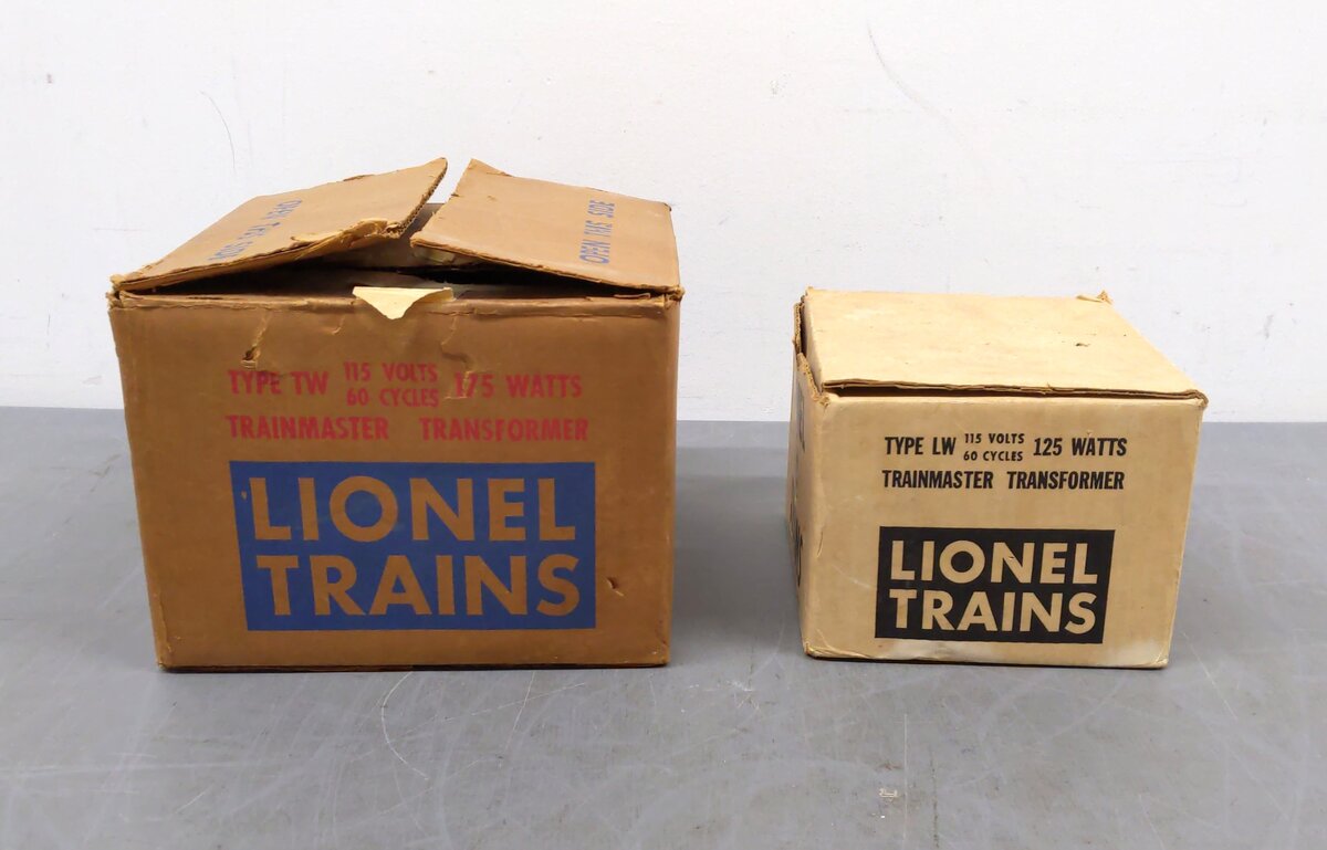 Lionel O Gauge Vintage Transformers: LW, TW [2] VG