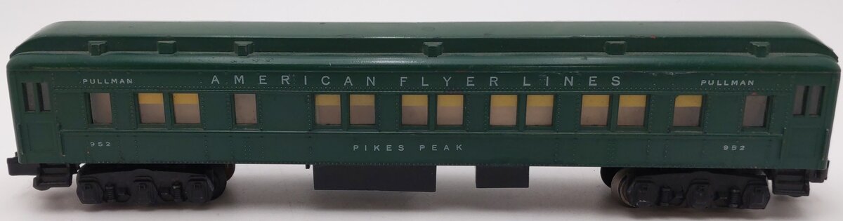 American Flyer 952 Vintage S Pikes Peak Heavyweight Pullman Car VG