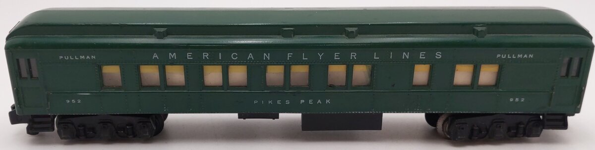 American Flyer 952 Vintage S Pikes Peak Heavyweight Pullman Car VG
