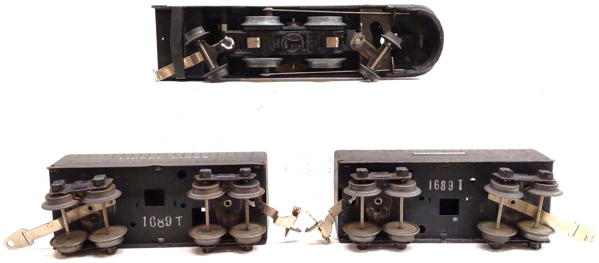 Lionel Vintage O Prewar Steam Locomotive & 2 Non-Whistling Tenders VG