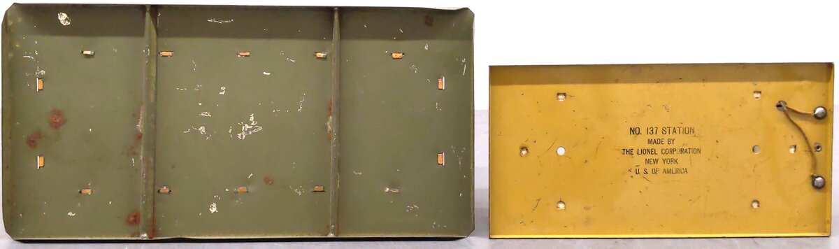 Lionel & Ives Vintage O Tinplate Stations: 114, 137 [2] VG