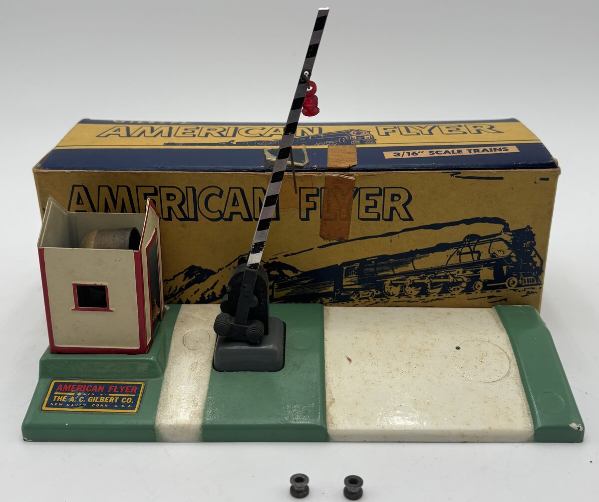 American Flyer 600 Vintage S Crossing Gate w/ Bell/Box