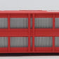 K-Line K7765 O Gauge Southern Pacific Gunderson Flatcar w/2 Containers EX/Box