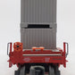 K-Line K7765 O Gauge Southern Pacific Gunderson Flatcar w/2 Containers EX/Box