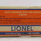 Lionel 6-62162 O Gauge Operating Crossing Gate & Signal EX/Box