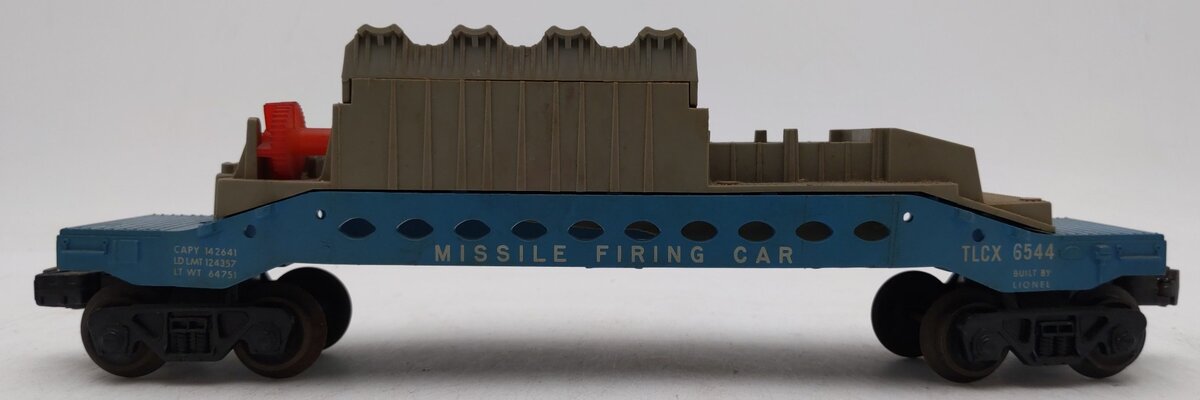 Lionel 6544 Vintage O Missile Firing Car w/White Control Panel No Missiles VG