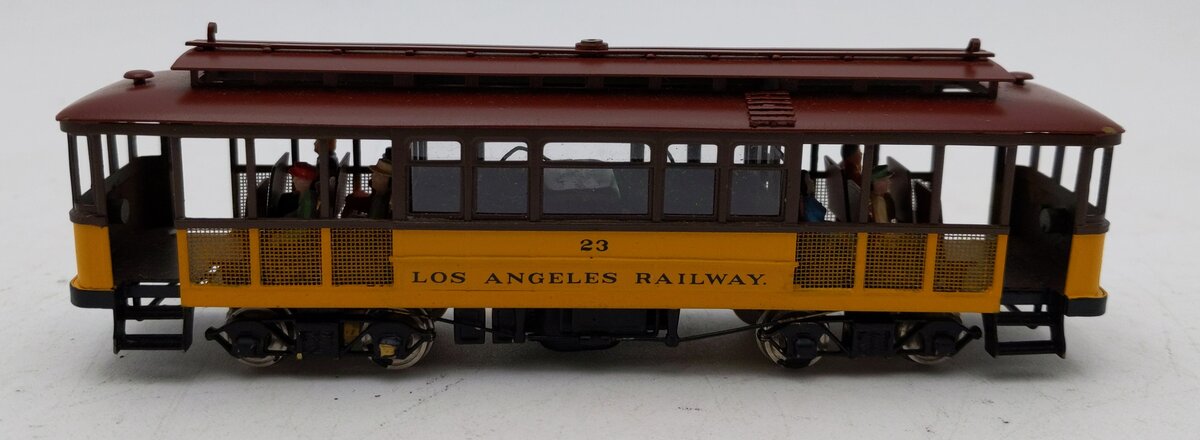 HO Scale Brass Los Angles Railway  Street Car #23 EX