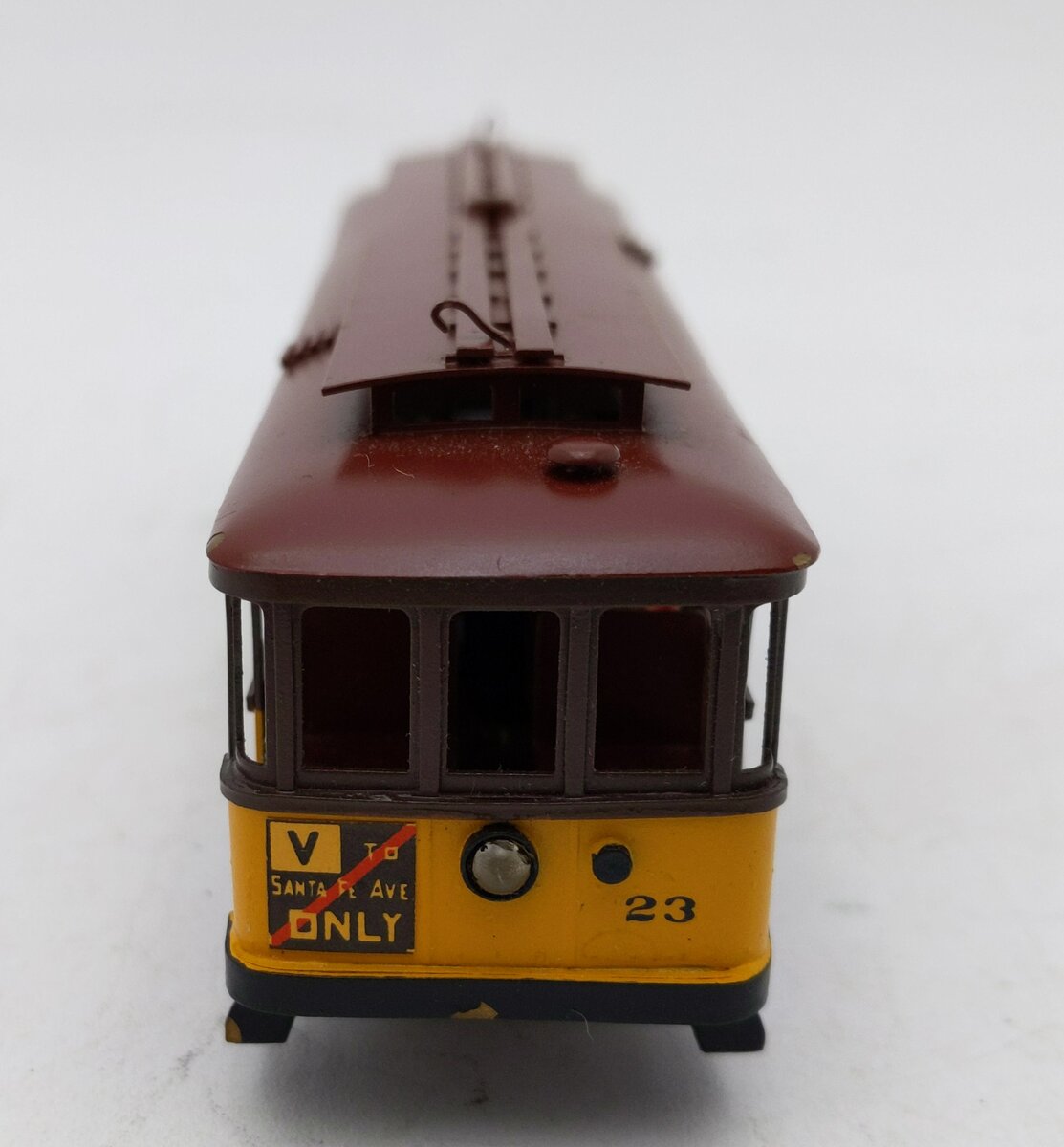 HO Scale Brass Los Angles Railway  Street Car #23 EX
