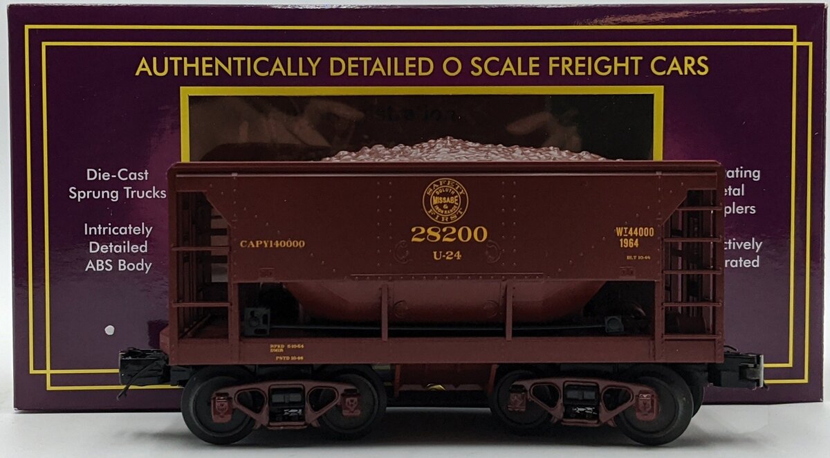 MTH 20-3379C O Gauge Duluth, Missabe & Iron Range Ore Car # 28200 NIB