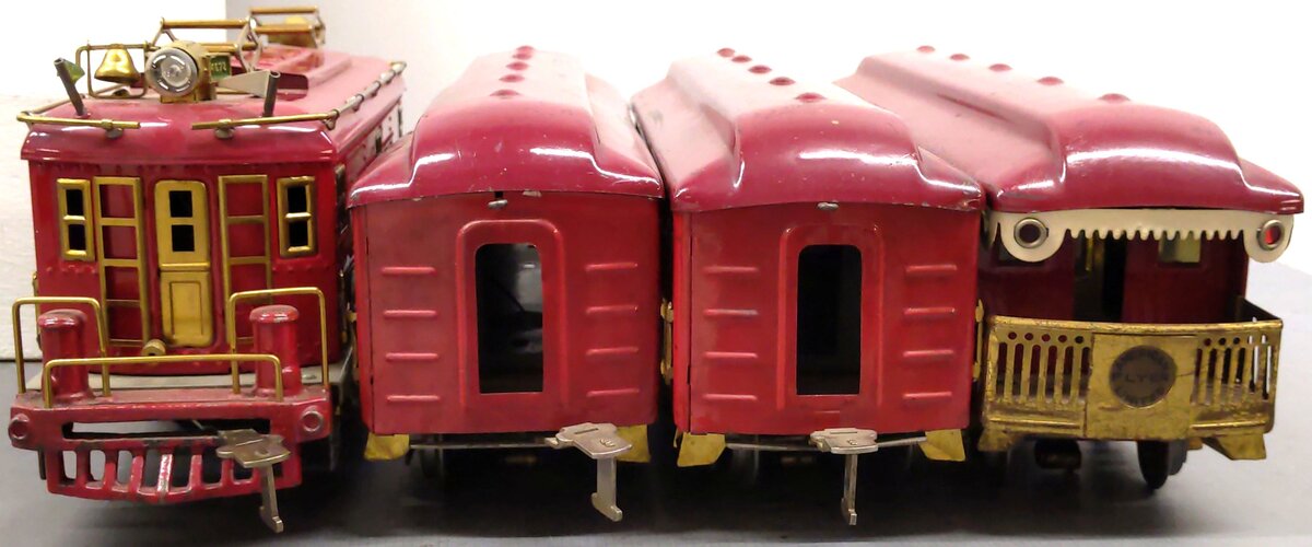 American Flyer Vintage Standard Gauge Hamiltonian Set: 4678 4340 4341 4342 VG