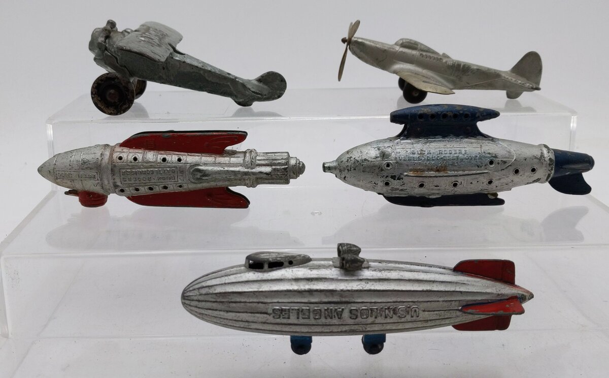 HO Die Cast Airplanes & Blimps [5] EX