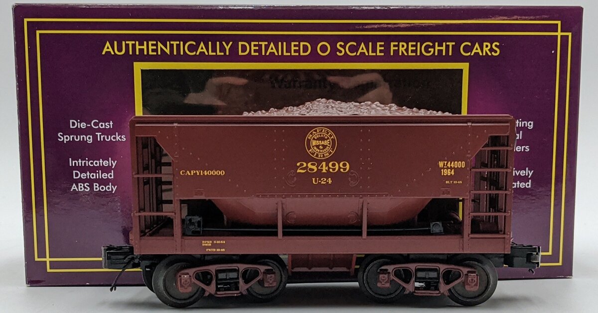 MTH 20-3379F O Gauge Duluth Missabe & Iron Range Ore Car #28499 NIB