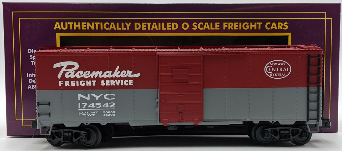 MTH 20-3377E O New York Central 40' AAR Boxcar #174542 NIB