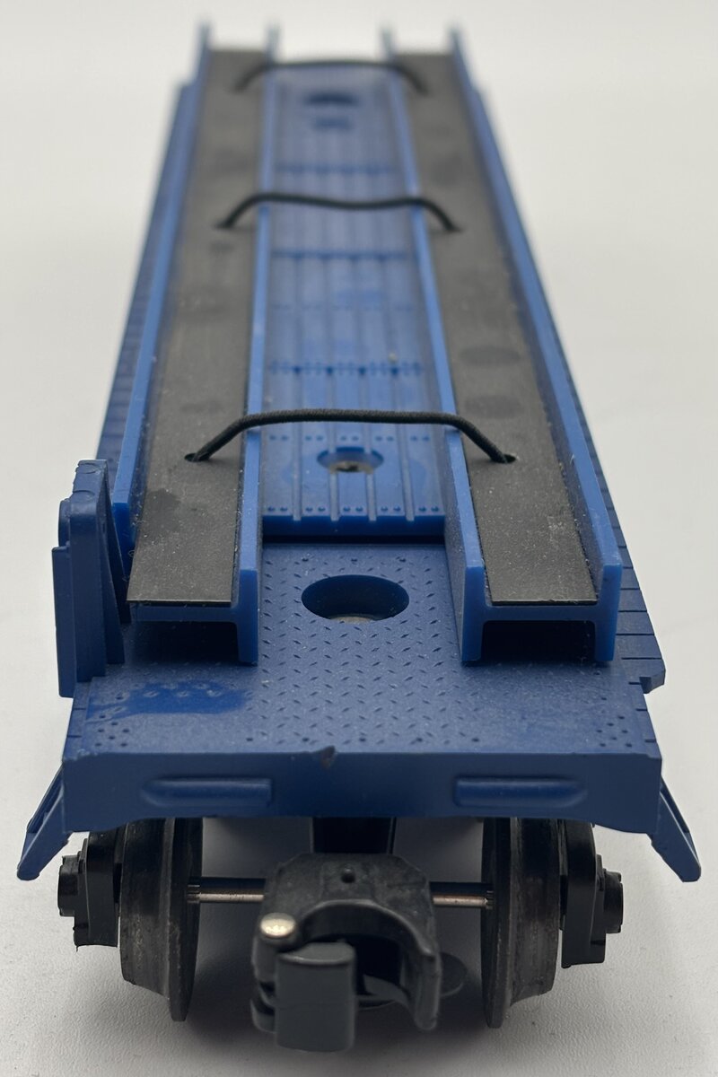 Lionel 6-16985 O Gauge Eastwood Automobilia Flatcar w/ Ford Panel Trucks #6424 EX/Box