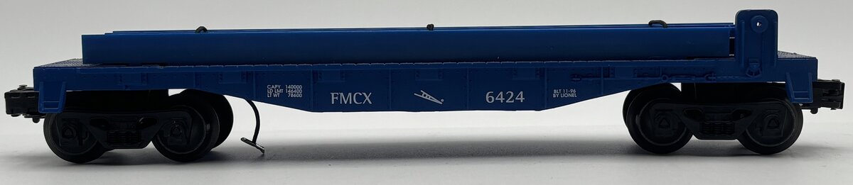 Lionel 6-16985 O Gauge Eastwood Automobilia Flatcar w/ Ford Panel Trucks #6424 EX/Box