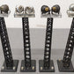 Marx 416 Vintage O Gauge Dual Light Metal Floodlight Towers [4] VG