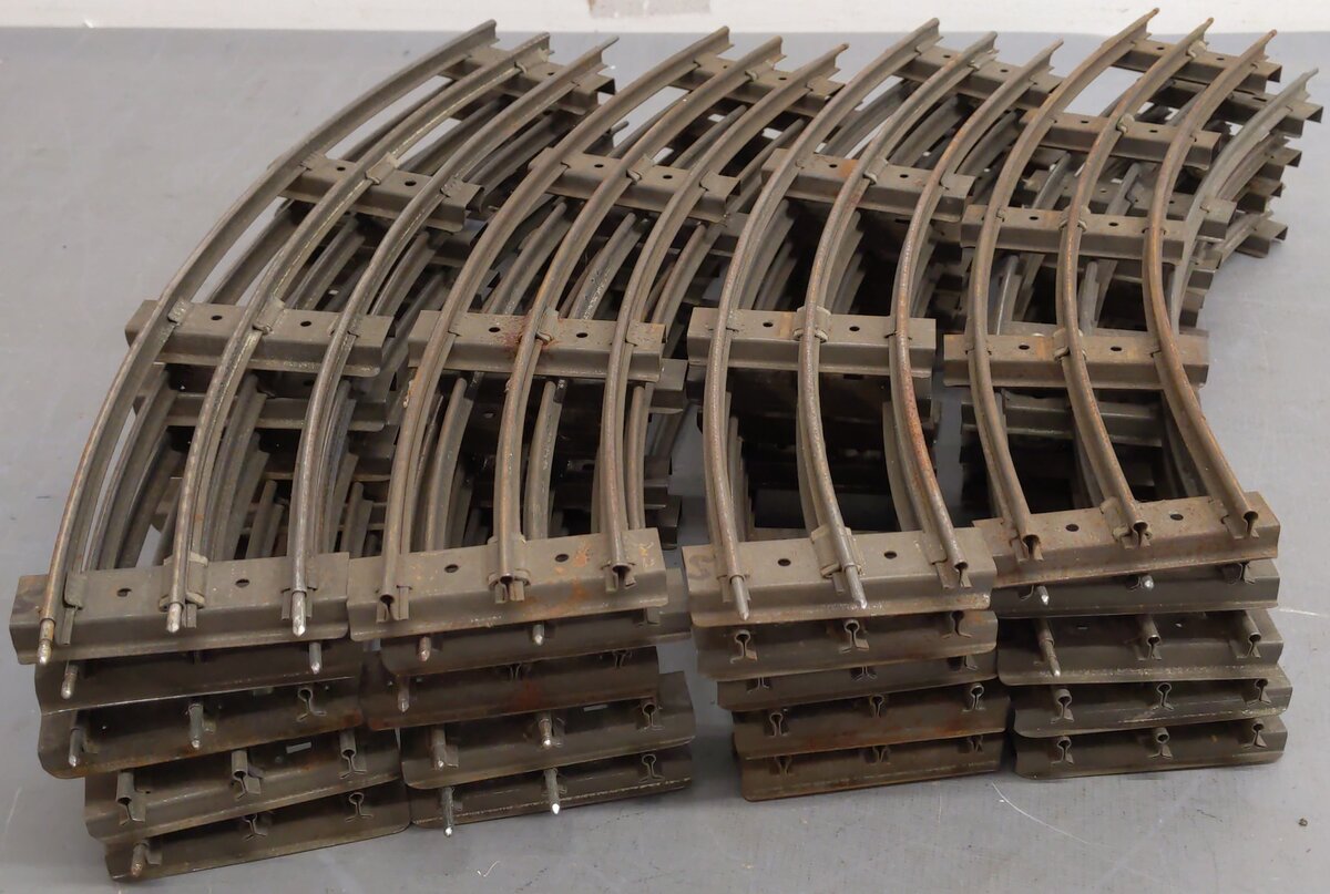 American Flyer 702 Vintage Standard Gauge Curved Track Sections (20)