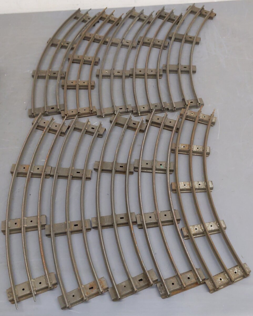 American Flyer 702 Vintage Standard Gauge Curved Track Sections (20)