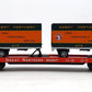 MTH 20-90006C Great Northern Flatcar with two 20' Trailers LN/Box