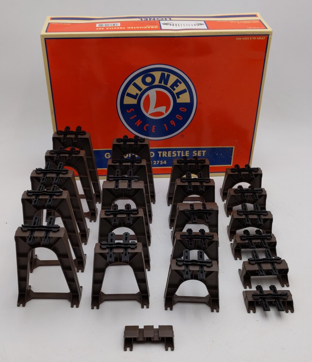 Lionel 6-12754 O & O27 Graduated Trestle Set LN/Box