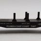 K-Line K661-1551 Florida East Coast Flat Car EX/Box