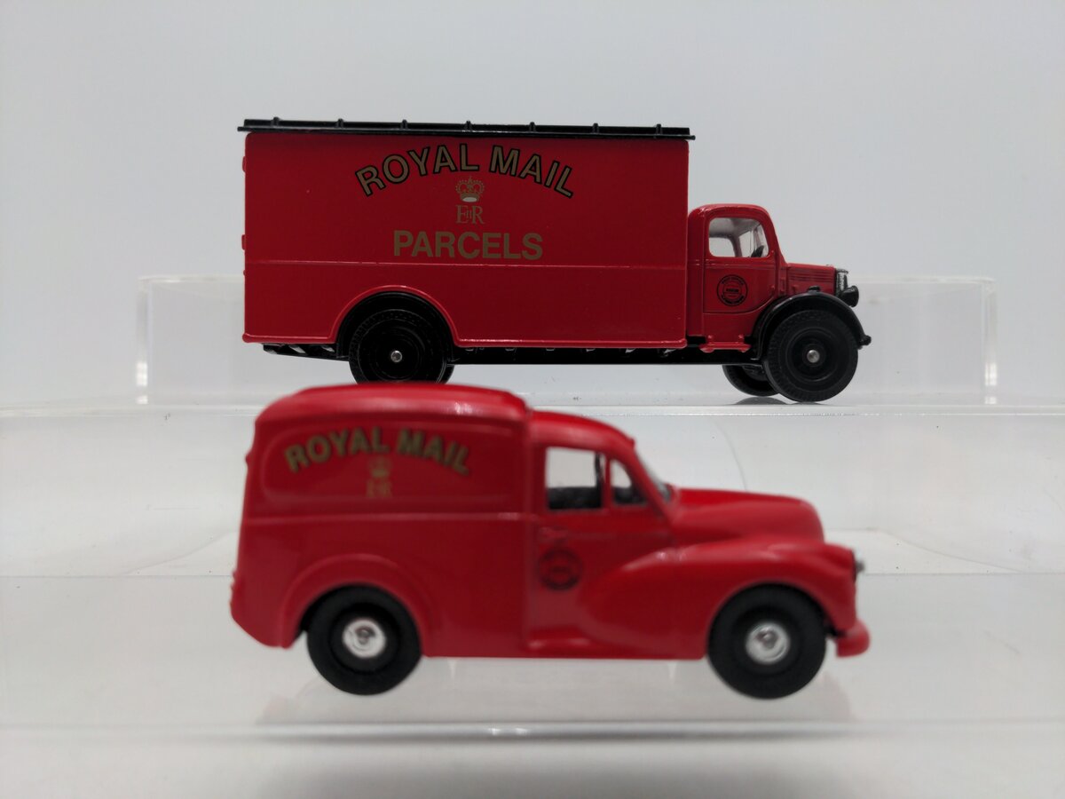 Corgi 481 1:43 Scale Royal Mail Set Morris Minor Van & Bedford Van D7/1 EX/Box