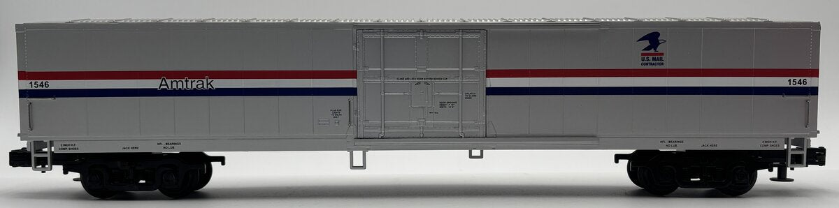 MTH 20-93027 O Gauge Amtrak 61' Mail Boxcar #1546 EX/Box