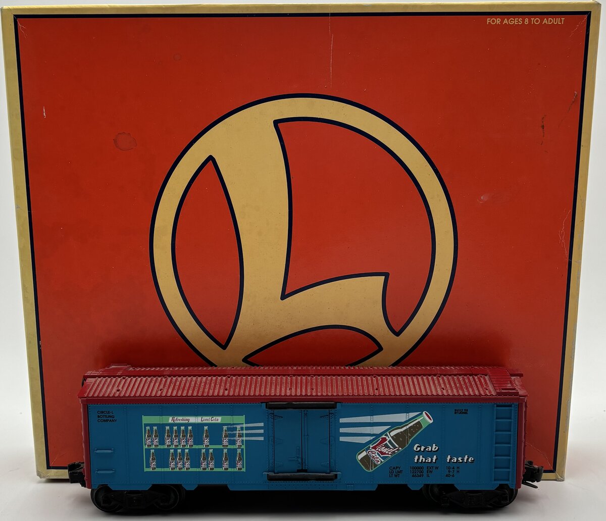 Lionel 6-16777 O Gauge Lionel Cola Operating Car EX/Box