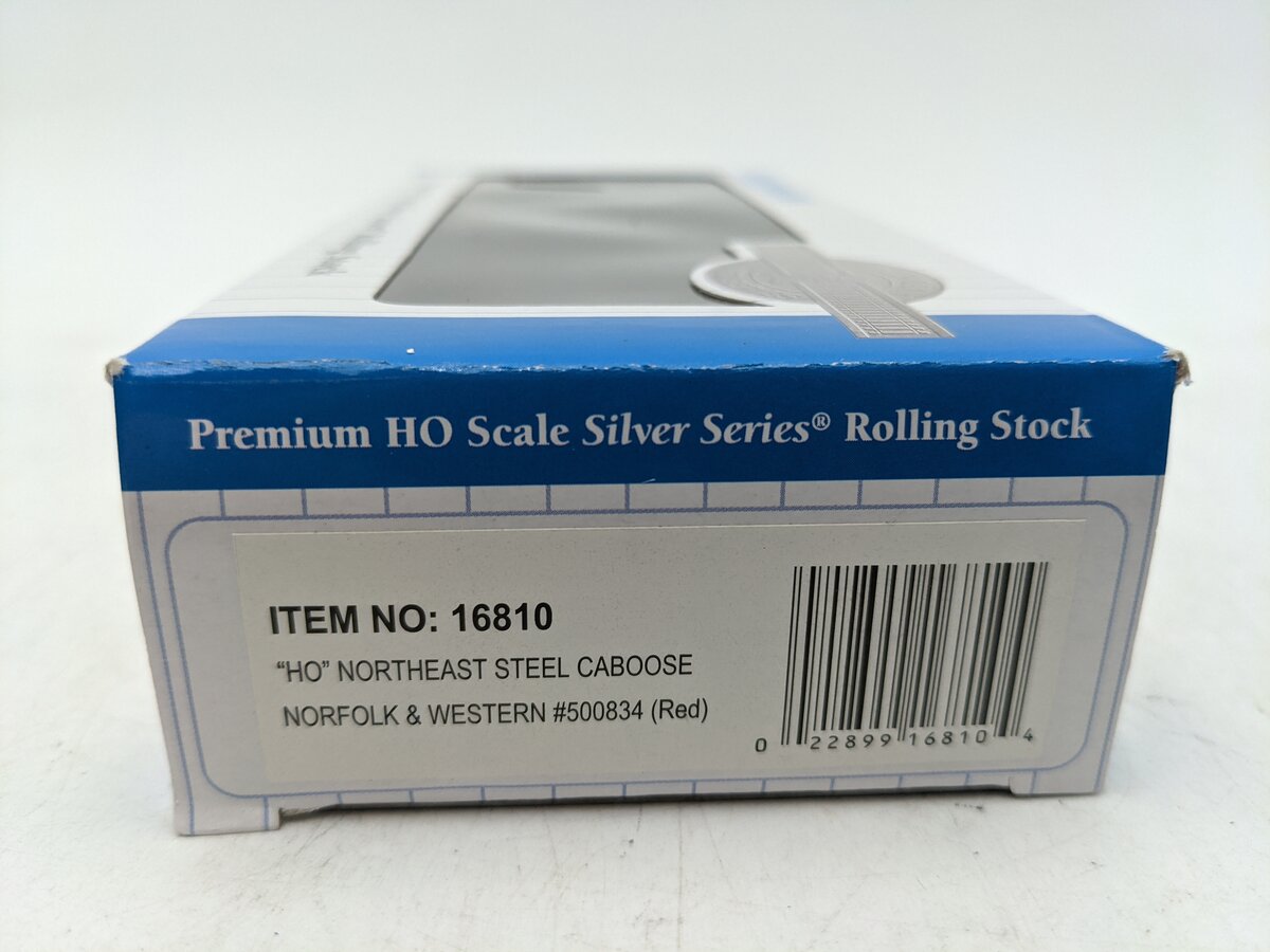 Bachmann 16810 HO Norfolk & Western Northeast-Style Steel Cupola Caboose #500834 EX/Box