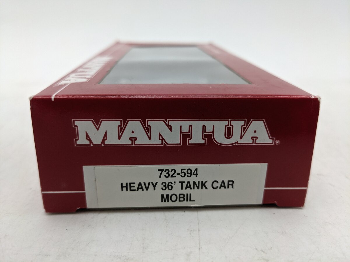 Mantua 732-594 HO Mobil Heavy 36' Tank Car EX/Box