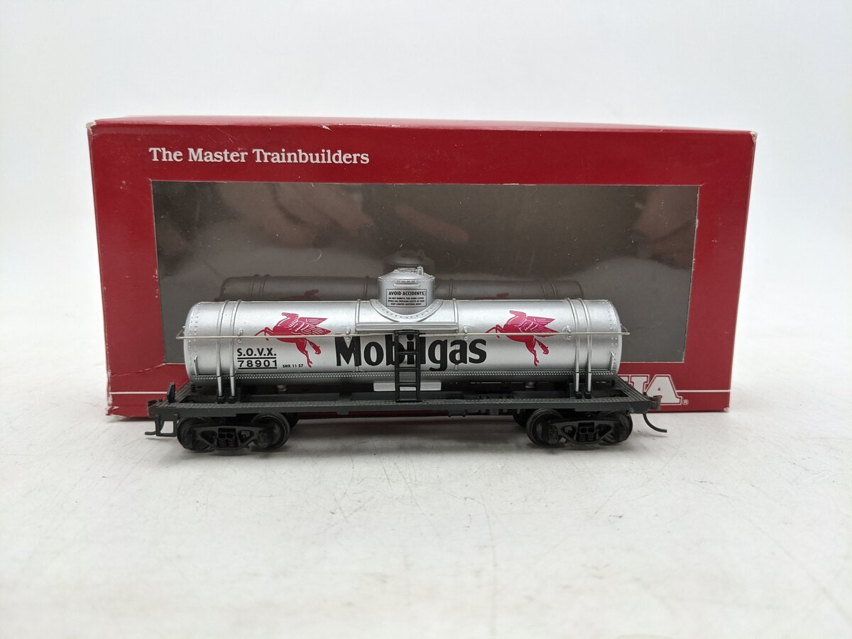 Mantua 732-594 HO Mobil Heavy 36' Tank Car EX/Box