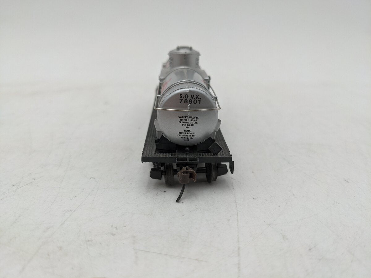 Mantua 732-594 HO Mobil Heavy 36' Tank Car EX/Box