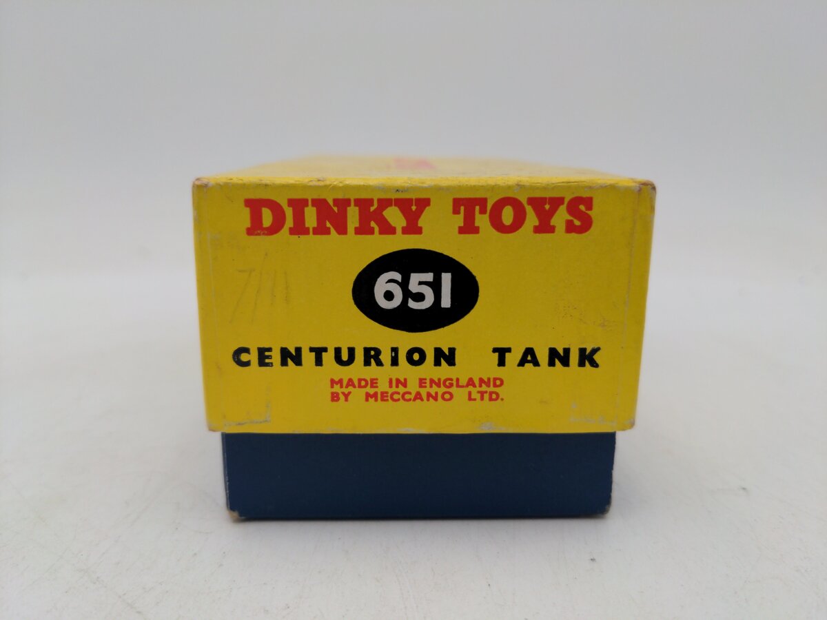 Dinky 651 1:43 Vintage Diecast Army Centurion Tank EX/Box