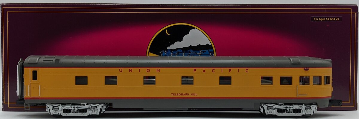 MTH 20-3146C O 70' Streamlined Passenger Observation Car (Smooth) NIB