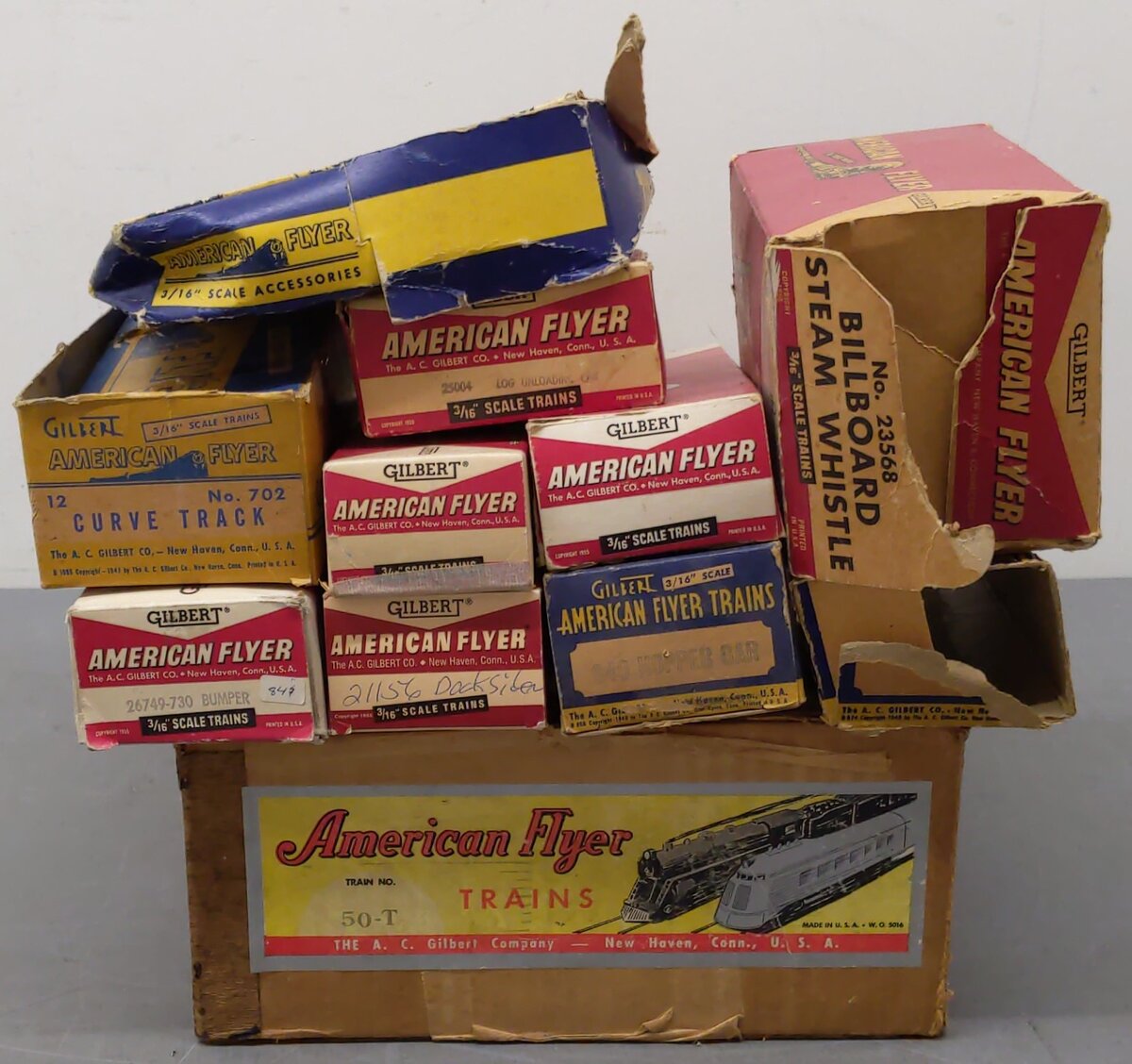 American Flyer S Gauge Assorted Empty Boxes [11]/Box