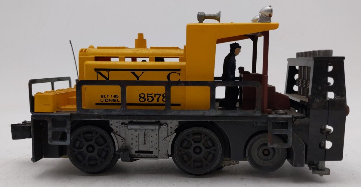 Lionel 6-8578 O Gauge New York Central Motorized Ballast Tamper Car VG
