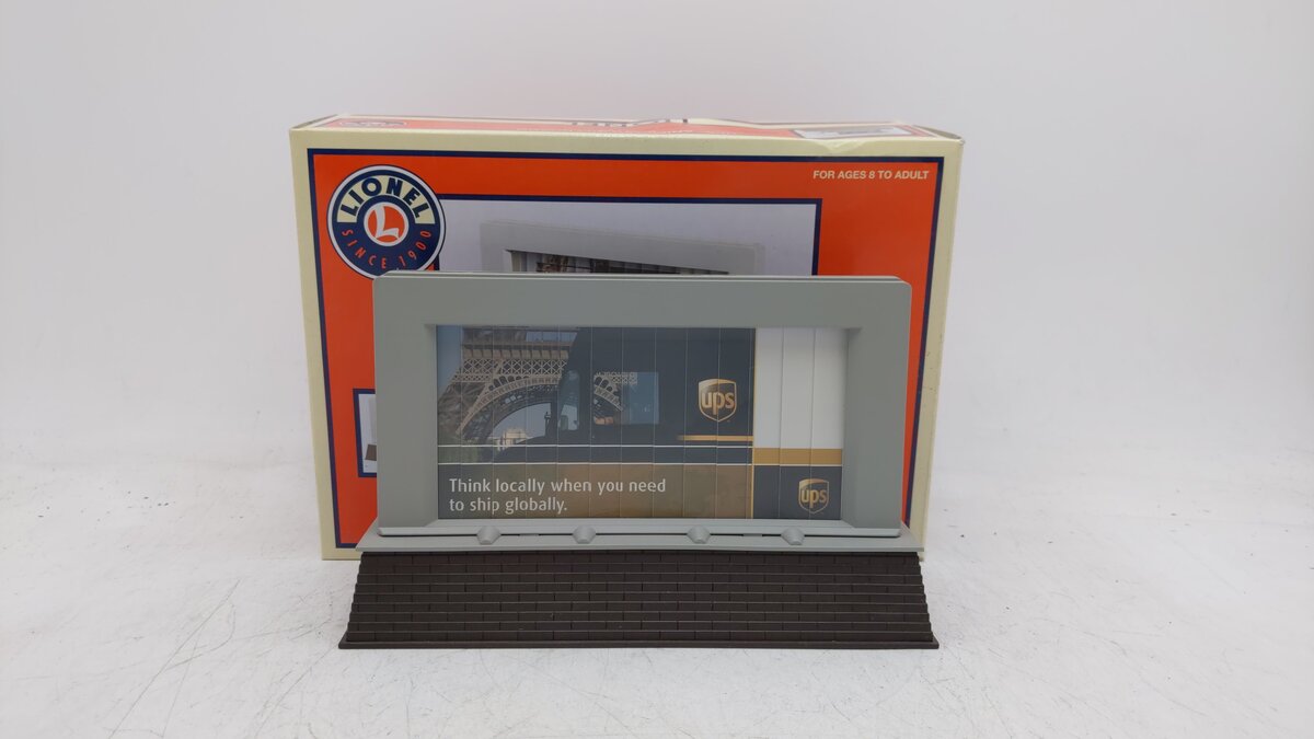 Lionel 6-34193 O Gauge UPS Animated Billboard EX/Box